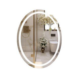 Дзеркало Qtap Mideya 600х800 (DC-F801) з LED-підсвіткою й антизапотіванням QT2078F801W SD00034655 фото
