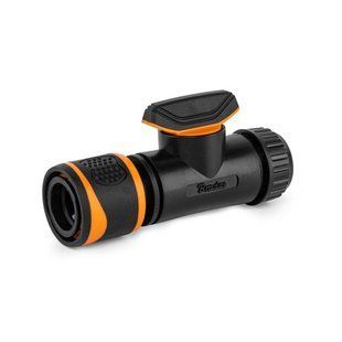 Конектор із краном для шланга 1/2", 5/8", BLACK LINE, ECO-PWB2249 Польща ECO-PWB2249 фото