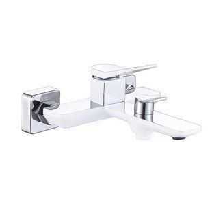 Змішувач для ванни Qtap Presto (з душовим гарнітуром) QTPRE259CRW45579 Chrome/White SD00051703 фото