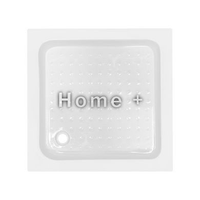 Душова кабіна Lidz Wawel SC80x80.SAT.LOW.GR, скло тон. 4 мм + Lidz Душовий піддон KAPIELKA ST80x80х14 SD00051444 фото
