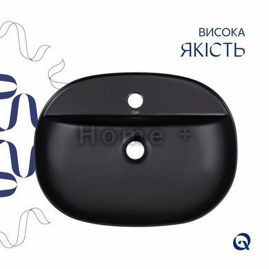 Раковина-чаша Qtap Scorpio 505х385х120 Matt black QT142202MBMBN SD00052914 фото