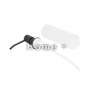 Дозатор для моющего средства Lidz Acsis LA30 Brushed Black PVD, круглый LDACSLA30BLM49827 SD00055951 фото