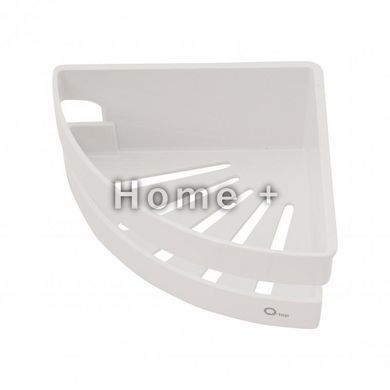 Полка угловая Qtap Police пластиковая QTPL01 White SD00031256 фото