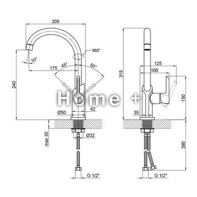 Змішувач для кухні Qtap Grand WCR 007F SD00039613 фото
