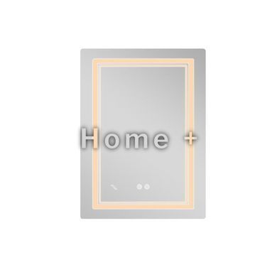 Зеркало Qtap Cardinal (CA2) 600х800 с LED-подсветкой Touch, с антизапотеванием, с диммером, рег. темп. цвета (3000-6500K) Reverse SD00054577 фото