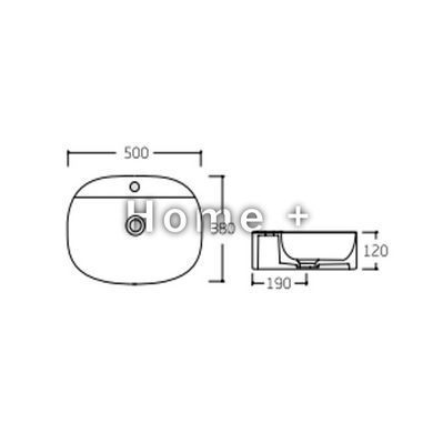 Раковина-чаша Qtap Scorpio 505х385х120 Matt black QT142202MBMBN SD00052914 фото