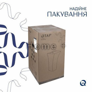 Комплект Qtap Crow: Раковина напольная моноблок 450x435x835 мм White + Донный клапан PU02O SD00053445 фото