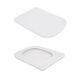 Унитаз подвесной Crow Rimless 485х340х330 мм, White, с сиденьем Slim Duroplast/ Soft-close/ Quick Release QT05335171RW Qtap