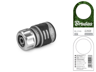 WHITE LINE Конектор для шланга поливання 1/2" — STOP TPR, WL-2146 Польща 1354280503 фото