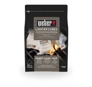 Кубики для розпалу Weber, 22 шт 17945 фото