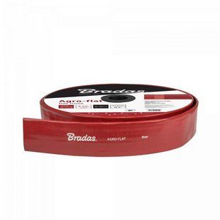 Шланг плоский, AGRO-FLAT PVC W.P.8/B.P.16 Bar, 2", 50 м, красный, WAF8B200050 1583799317 фото