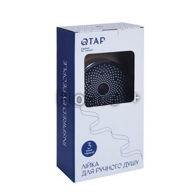 Лейка для ручного душа Qtap Rucni D 130 мм округлая QTRUC125CRM45952 Chrome SD00052076 фото