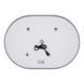 Зеркало Qtap Gemini 500х700 с LED-подсветкой Touch, с антизапотеванием, с диммером, рег. темп. цвета