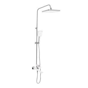 Душова система універсальна Qtap Presto на три споживачі (з виливом) QTPRE111CRW45580 Chrome/White SD00051704 фото