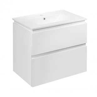 Комплект Qtap Albatross 710х725х460 White тумба підвісна+врізна раковина QT0172TP700D3070CW SD00043781 фото