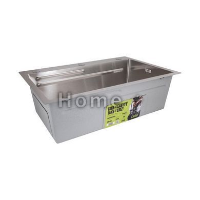 Мийка для кухні інтегрована Lidz Handmade H6845 Brushed Steel 3,0/1,0 мм LDH6845BRU49455 SD00055579 фото
