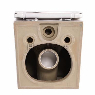 Унитаз подвесной Tern Ultra Quiet 490&times;365&times;325&nbsp;мм, Marble, с сиденьем Slim Duroplast / Soft-close / Quick Release QT17332303ASMR SD00054291 фото