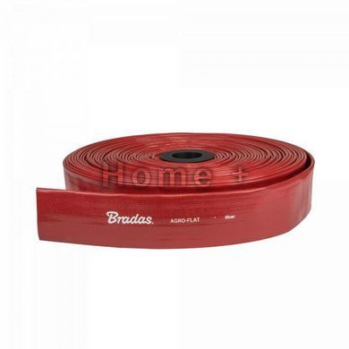 Шланг плоский, AGRO-FLAT PVC W.P.8 / B.P.16 Bar, 2", 100м, красный, WAF8B200100 1583799318 фото