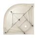 Lidz Набор: Душевая кабина Latwa SC90x90.SAT.LOW.DGR, полукруглая, стекло тонированное 4&nbsp;мм + Душевой поддон Kapielka ST90x90x14