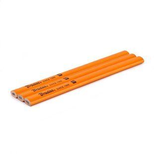 Олівець будівельний HB, OVAL, 180мм, 3 шт., помаранчевий, DIY-PC2OV18OR/3B DIY-PC2OV18OR/3B фото