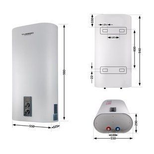Водонагреватель Thermo Alliance 80 л, мокрый ТЭН 1х(0,8+1,2) кВт (DT80V20G(PD)/2) SD00046737 фото