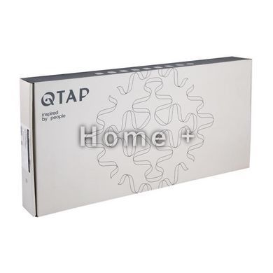 Змішувач для кухні Qtap Vlasta New з висувним виливом QTVLA344GMB45647 Gunmetal Black PVD SD00051771 фото