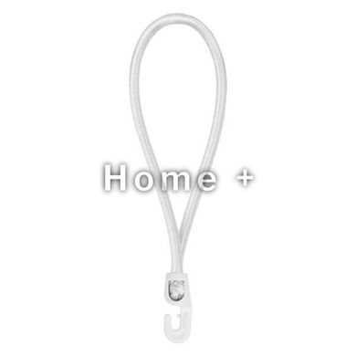 Петля еластична 25 см із гачком PVC BUNGEE COrdD HOOK, BCH3-0425WH-E 1354291197 фото