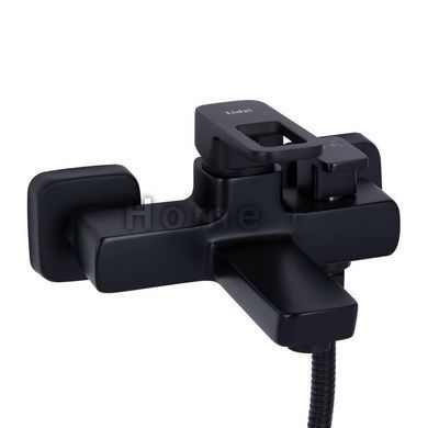 Змішувач для ванни Lidz Wawel 006 (з душовим гарнітуром) (k35) LDWAW006BLA45393 Black SD00051517 фото