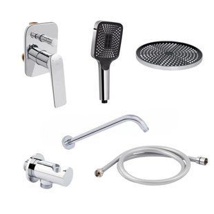 Комплект для душу Qtap Vlasta: Змішувач QTVLA6028102NC+Душ. набір ( SD00053808 фото