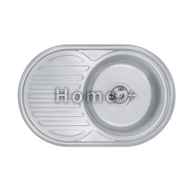 Кухонна мийка Lidz 7750 0,6 мм Decor (LIDZ775006DEC)