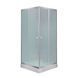 Lidz Wawel SC80x80.SAT.LOW.FR Душевая кабина квадратная, стекло Frost 4 мм + Lidz Душевой поддон KAPIELKA