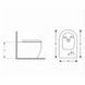 Біде підлогове Qtap Jay 560х360х410 мм, White QT07443375W