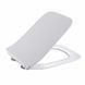 Qtap Сидіння для унітаза (Crow 640) 460x350x47 мм, White, з мікроліфтом, Slim Duroplast, Quick Release QTSC179W48700