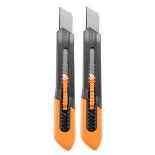 Ніж шпалерний, лезо 18 мм, 2 шт., DIY-KN1825 DIY-KN1825 фото