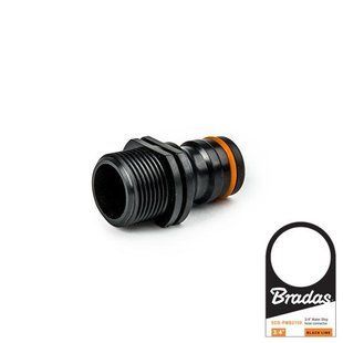 Адаптер із зовнішньою різзю 3/4", POWER JET, BLACK LINE, з ярликом, ECO-PWB2186 1354292943 фото