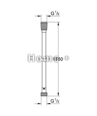 28388GL1 Silverflex Душовий шланг Grohe -1,75 м, золото 2024643473 фото