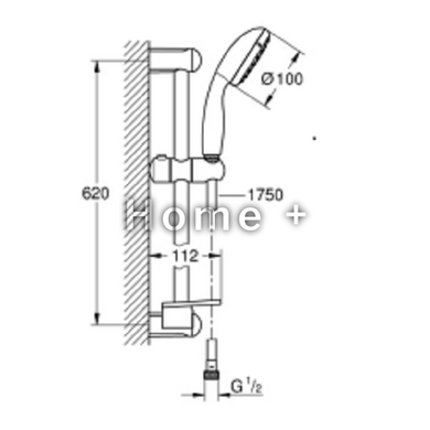 Душовий набір Grohe 27926001 NTempesta, хром 2024643390 фото