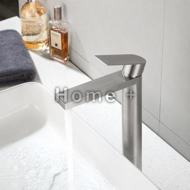 Змішувач для раковини високий Lidz Nexus 001FH (k35) LDNEX001FHNKS49185 Nickel SD00055309 фото