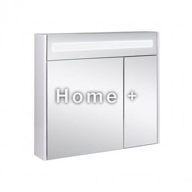 Зеркальный подвесной шкаф Qtap Robin 800х730х145 White с LED-подсветкой QT1377ZP8001W