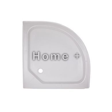 Душова кабіна Lidz Latwa SC80x80.SAT.LOW.FR, скло Frost 4 мм + Lidz Душовий піддон KAPIELKA ST80x80x15 SD00051437 фото