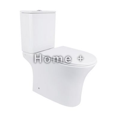 Унитаз-компакт Qtap Presto безободковый с сиденьем Soft-close QT24221217AW SD00045982 фото