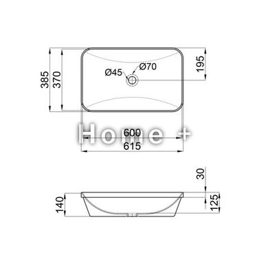 Раковина Qtap Scorpio 610х380х150 White QT1411K491WN SD00053086 фото