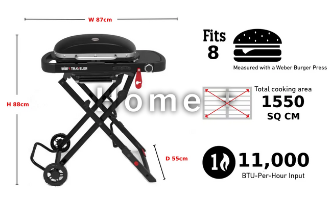 Газовый гриль Weber Traveler Compact 1501747 фото
