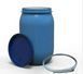 Бочка пластикова 130 л харчова з металевим хомутом &Oslash;50*79,5 см (тришарова)