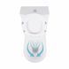 Унитаз-компакт Qtap Presto безободковый с сиденьем Soft-close QT24221217AW