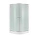Душова кабіна Lidz Latwa SC80x80.SAT.LOW.FR, скло Frost 4 мм + Lidz Душовий піддон KAPIELKA ST80x80x15