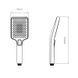 Лейка для ручного душа Qtap Rucni 140x95 мм прямоугольная QTRUC125CRM45958 Chrome