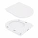 Унитаз-компакт Qtap Presto безободковый с сиденьем Soft-close QT24221217AW