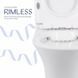 Унитаз-компакт Qtap Presto безободковый с сиденьем Soft-close QT24221217AW