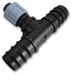 Трійник стрічка, 2 х з'єднувач для трубки 16 мм, DSTA04-16L